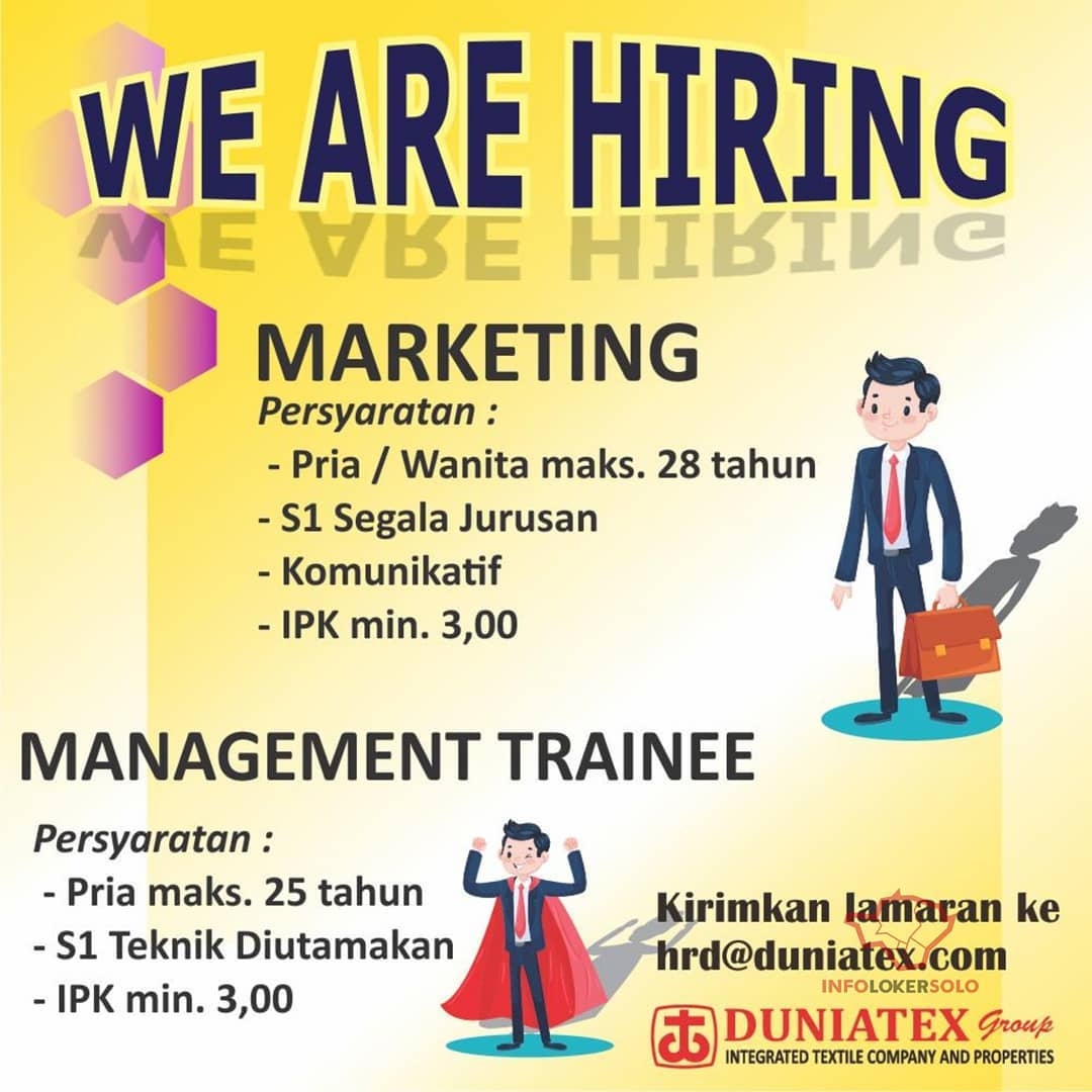 Lowongan kerja juli