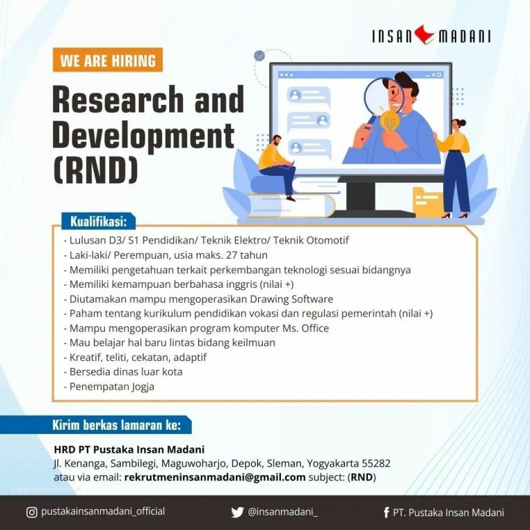 Lowongan Kerja November 2022 Staff PT Pustaka Insan Madani di Solo ...