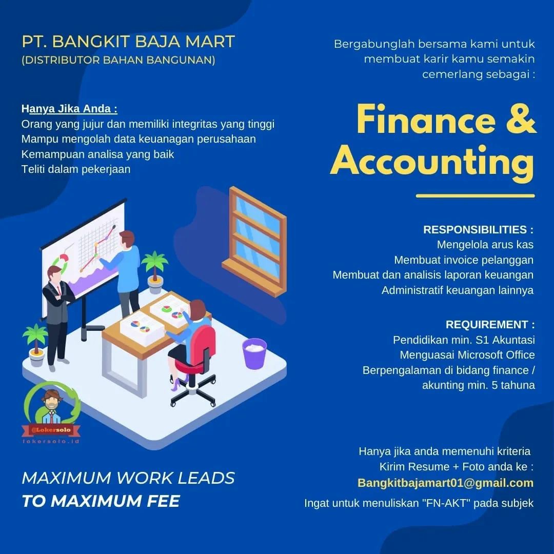 Lowongan Kerja Januari 2023 Team PT Bangkit Baja Mart di Solo - INFO ...