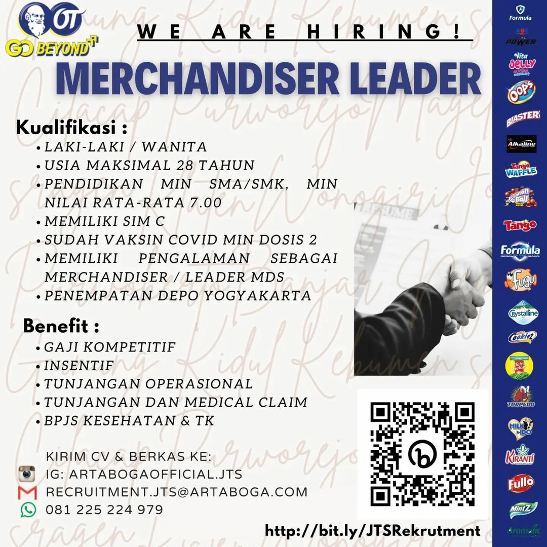 Lowongan Kerja April 2023 Team PT Arta Boga Cemerlang di Solo - INFO ...