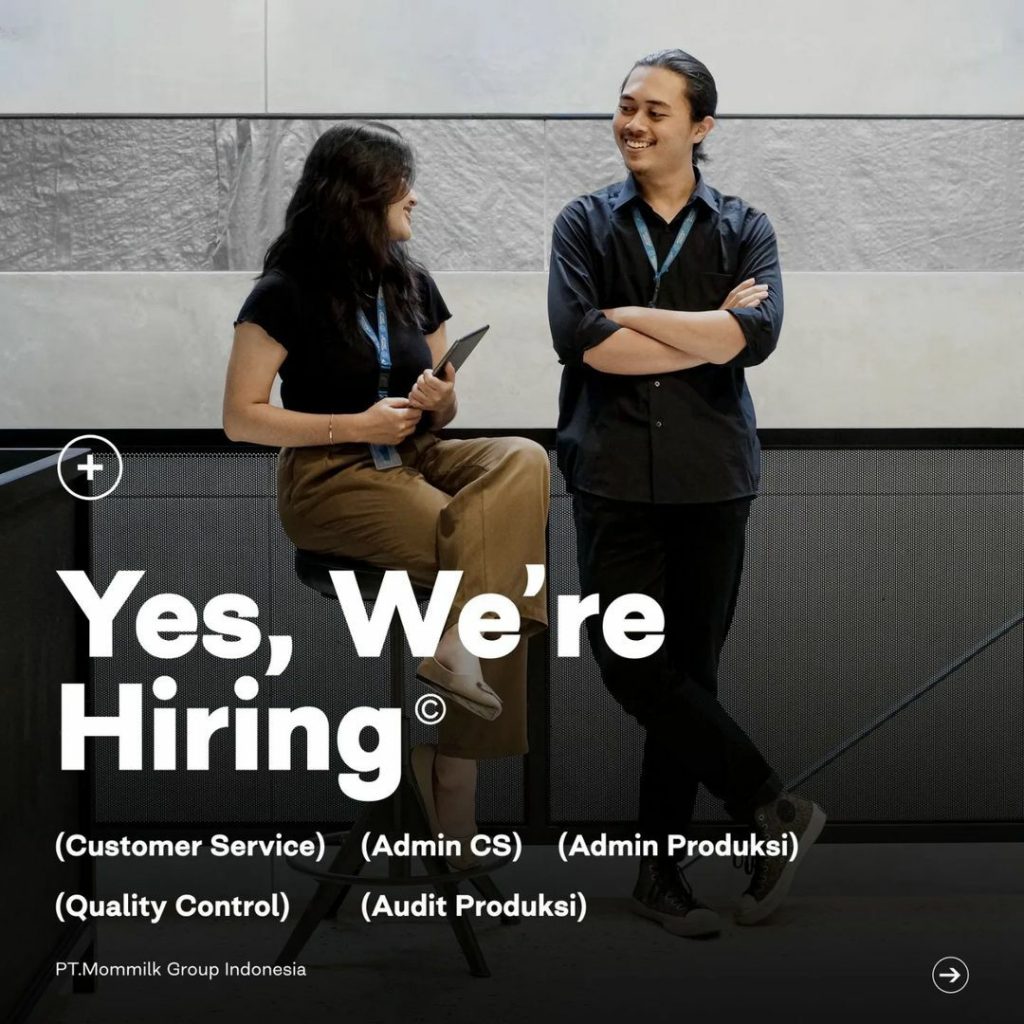 Lowongan Kerja April 2023 Team PT Mommilk Group Indonesia di Solo ...