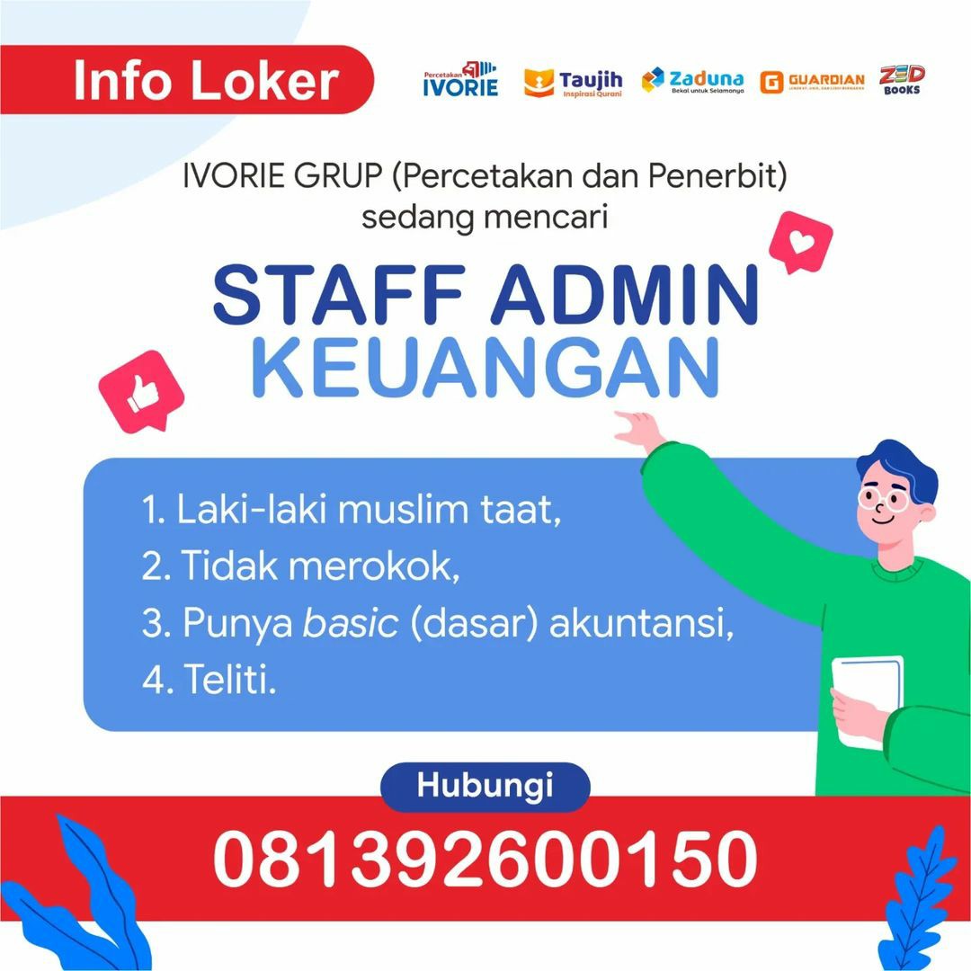 Lowongan Kerja Juni 2023 Admin Keuangan Ivorie Grup di Solo - INFO ...