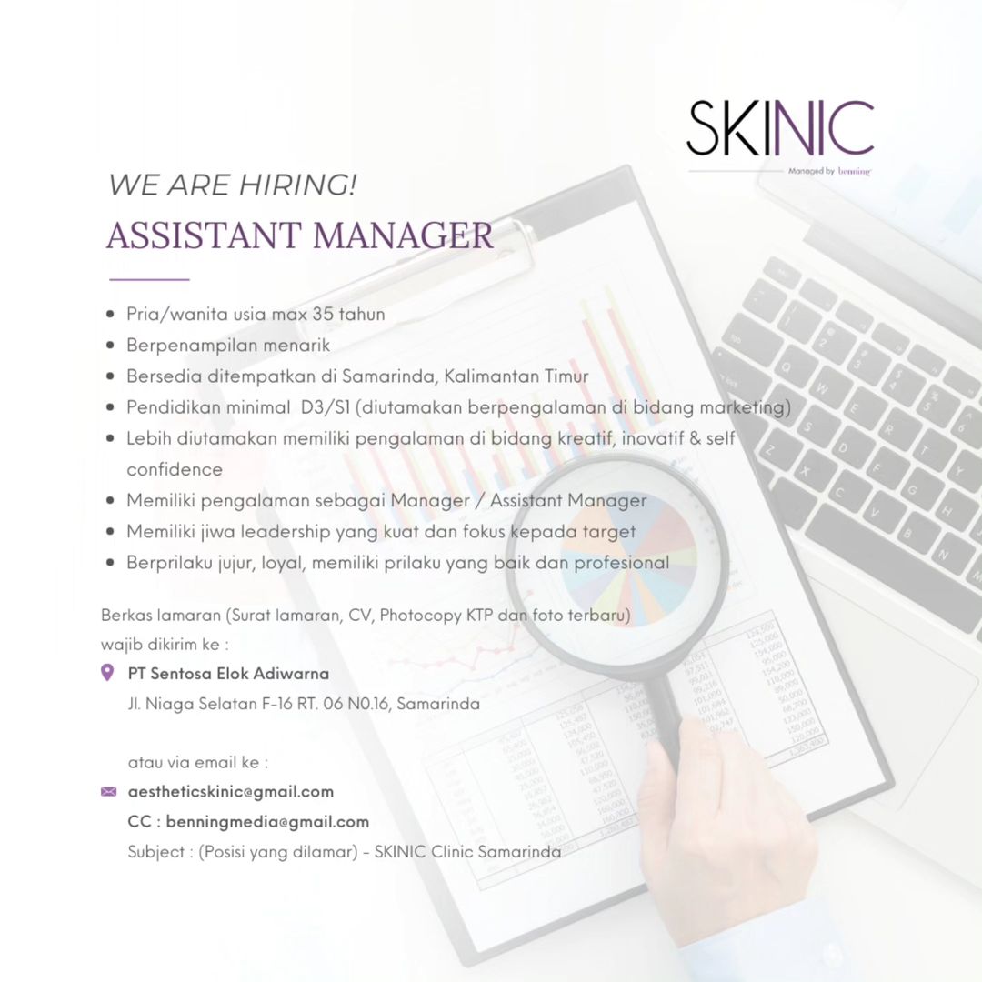 Lowongan Kerja Oktober 2023 Team Skinic Aesthetic di Solo - INFO LOKER SOLO
